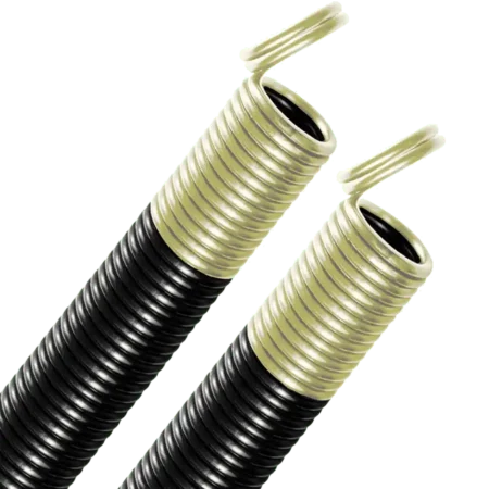 ? Double Looped end extension spring- TAN
? Rated for a minimum of 10,000 cycles
? Black coated and color coded (industry standard)