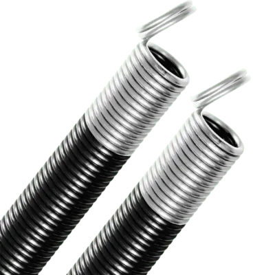 ? Double Looped end extension spring- WHITE
? Rated for a minimum of 10,000 cycles
? Black coated and color coded (industry standard)