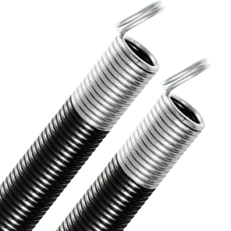? Double Looped end extension spring- WHITE
? Rated for a minimum of 10,000 cycles
? Black coated and color coded (industry standard)