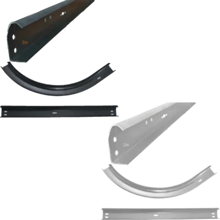 10' Tall door, Long Reinforced 15R- Powder Coated White or Black